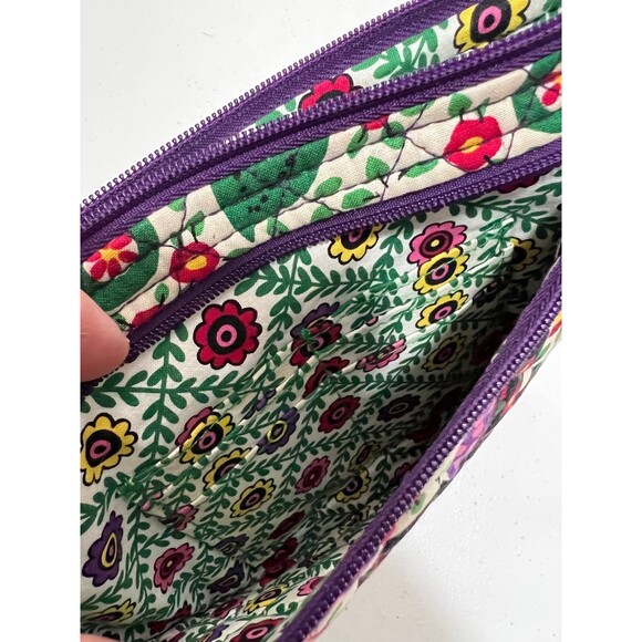 Vera Bradley Viva La Vera Saddle Up Crossbody Handbag with Matching Euro Wallet - Picture 7 of 8